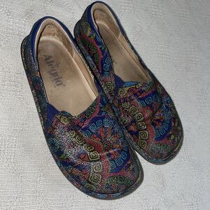 Alegria Women’s Work Clogs Size 36 U.S. 5 M Multicolor Leather Occupational